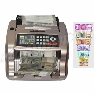 Namibind Mix Value Cash Counting Machine With Fake Note Detector