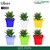 GTC 10" Multi Color Uber Pot Modern Decorative Pots for Stylish Spaces, Home Decoration, Gardens (Pack of 3)(Color-White)