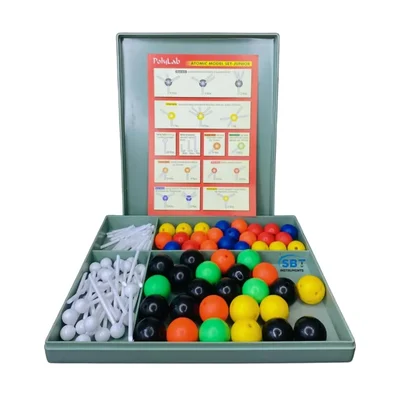 SBT Instruments Polylab Atomic Educational Molecular Model Kit Set for Children Education Teaching Scientific Gifts