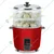 Premium Red Electric 660-Watts Automatic Momo Cooker Warmer