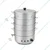 Aluminum 12 inch Electric Operated 4 Tier Momo with Tap, Rice, Corn Steamer For Commercial Use