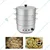 13 inch Electric Operated 3 Tier Momo without Tap, Rice, Corn Steamer For Commercial Use