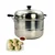 Gurubhai 2 Tier Momo Steamer with Stainless Steel Body
