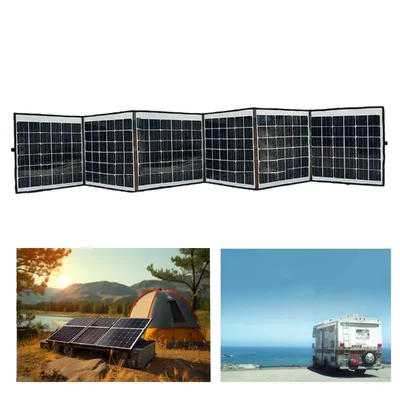 Gramstrong 180w 24v Foldable Monocrystalline Solar Panel (1 Year Warranty) For Home, Outdoor Usage, Rechargeable Battery