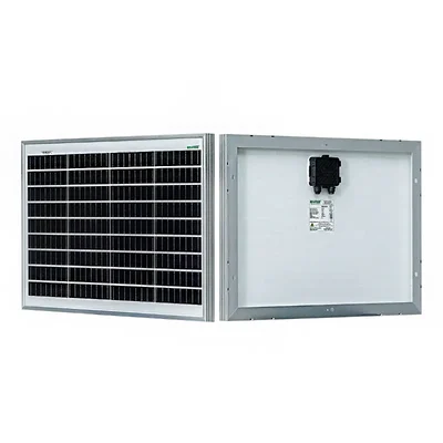 WAAREE 60W 12V Off-Grid Solar Panel with Monocrystalline Silicon Cell IP65/IP68 Weatherproof
