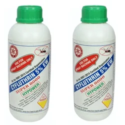 Super-8000 Cyfluthrin 5% EW 1 Litre Anti Mosquito Repellent For Mosquitoes & House Flies Control (Pack of 2 Pcs)