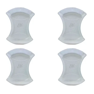 RK 60 mm Damru Shape Plastic Paver Block Mould (43 x 30 x 18 cm) (Pack of 4)