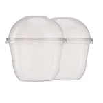 250ml Mousse Cup with Dome Lid for Desserts, Ice Cream, Curd Packaging & Takeaway