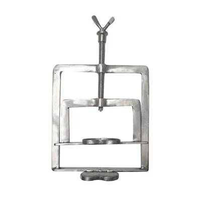 Veterinary Mouth Gag Gunther Instrument With Adjust Screw and Stainless Steel Body For Animal Medicine Feeding