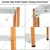 Premium Quality 72 x 30 x 12 Inch 5 Shelves Powder Coated Metal Rack For Multipurpose Use (24 Gauge Shelf & 18 Gauge Angle)(Color-White Shelves & Orange Angle)