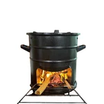 Mild Steel Biomass 27 x 27 inch Cookstove for Cooking With Wood and Twigs