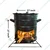 Mild Steel Biomass 27 x 27 inch Cookstove for Cooking With Wood and Twigs