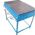 Vinayak Machine 16/36 Stand Type MS Dosa Bhatti with 14 Inch Burner 8mm Plate Thickness and 3 RV Burner