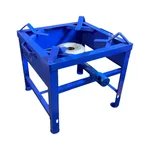 18 x 18 x 18 inch Mild Steel Jumbo Burner Gas Bhatti Without Pipe and Regulator