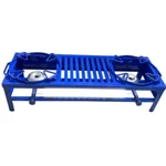 15 x 36 x 10 inch Double Burner Ringkada Gas Bhatti with Mild Steel Body