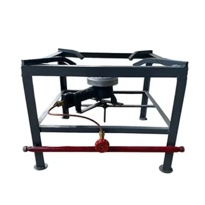 COCS 22 x 22 x 15 Inch Single Burner MS Commercial Gas Stove for Commercial Kitchens and Outdoor Cooking