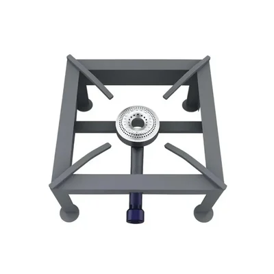 COCS 11 x 11 x 6 Inch Mild Steel Single Burner Stove for Commercial Use