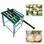 Commercial Manual Tender Coconut Cutting Machine, MS Body