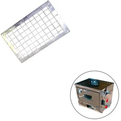 Mild Steel Tray For Heavy Duty 24 x 24 Inch(60.96 X 60.96 Cm) Gas Operated Pizza Oven, 18 Pizzas at a time (Pack of 2)