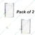 MS Tray Set for Heavy Duty 10 x 16 Inch Gas Operated Pizza Oven (Pack of 2)