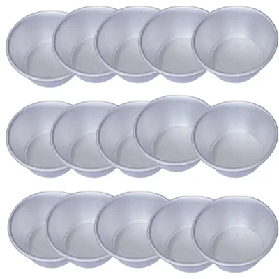 Aluminum (Pack of 20 ) Muffin Moulds for Professional Bakeries, Cafes, and Outdoor Camping