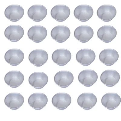 Aluminum Food Grade ( Pack of 65 ) Muffin Moulds for Professional Bakeries and Commercial Kitchen