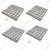Aluminium 13 x 18 Inch, No. 10 Muffin Tray With 36 Baking Pots for Muffins, Cupcakes(Pack-2 Pcs)