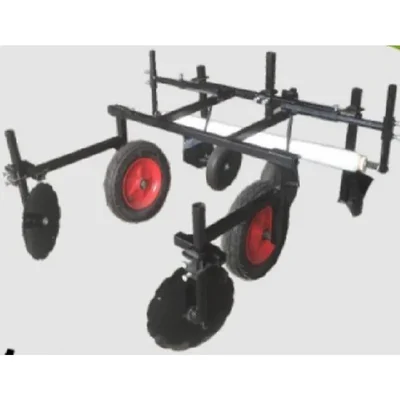 SPRAYMAN  Mulch Applicator with 32 Inch Iron Wheel and Kick Back Lock for SC-1000-NB Power Weeder