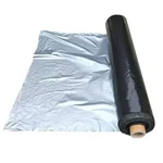 AGRI RISE 18 Micron 400 Meter Black and Silver Mulching Sheet