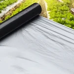 LRI 25 micron 1.2 x 400 meter (9.45 kg) Premium Quality UV Protected Black & Silver Mulching Sheet