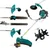6 in 1 Multi-Attachment Sidepack Brush Cutter,2 Stroke 52cc Engine