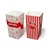 Multicolor, 20 OZ (600ml) Popcorn Container for Indoor and Outdoor Events(Pack-100 Pcs)