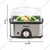 Skyline (Pack of 12) VTL-6868 Multicooker 3 in 1 Steam, Boil and Cook with 1 Year Warranty