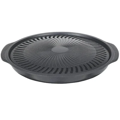 Wellberg Aluminium 12 Inch Non-Stick Multi-Functional Cook Top BBQ Grill Pan
