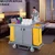 Heavy Duty Large Multi function Housekeeping Service Cart, 50 Kg Load Capacity 