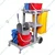 Heavy Duty Plastic Multifunction Janitorial Cart with 5 Shelves