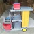 Heavy Duty Plastic Multifunction Janitorial Cart with 5 Shelves