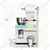 Automatic 5 to 200 gm Weigh Fill and Sealing Machine with Three Side Sealing(Side Seal)