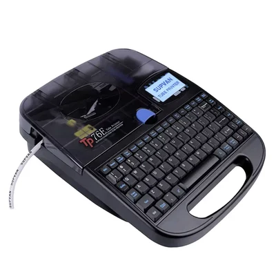 Supvan 12mm PC Connected Multi-Material Industrial Electronic Cable ID Tube Label Printer TP76E