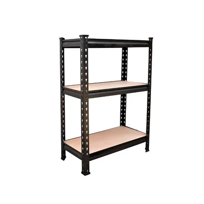Blueboy 36 x 24 x 12 Inches 3 Wooden Shelves Boltless Adjustable Multipurpose Rack