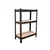 Blueboy 36 x 24 x 12 Inches 3 Wooden Shelves Boltless Adjustable Multipurpose Rack