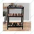 Blueboy 36 x 24 x 12 Inches 3 Wooden Shelves Boltless Adjustable Multipurpose Rack