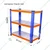 Blueboy 36 x 36 x 15 Inches 3 GI Shelves Boltless Adjustable Multipurpose Rack (Red and Blue)