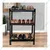 Blueboy 36 x 36 x 15 Inches 3 Wooden Shelves Boltless Adjustable Multipurpose Rack