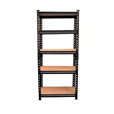 Blueboy 84 x 48 x 15 Inches 5 Wooden Shelves Boltless Adjustable Multipurpose Rack