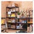 Blueboy 96 x 48 x 15 Inches 5 Wooden Shelves Boltless Adjustable Multipurpose Storage Rack