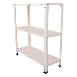 ALIJA 36 x 33 x 12 Inches 3 Shelves Multipurpose Storage Rack With Accessories (22 Gauge Shelves 16 Gauge Angle) 
