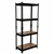 Blueboy 48 x 24 x 12 Inches 4 Wooden Shelves Boltless Adjustable Multipurpose Rack