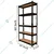 Blueboy 60 x 24 x 12 Inches 5 Wooden Shelves Boltless Adjustable Multipurpose Storage Rack