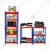 Blueboy 72 x 36 x 24 Inches 5 GI Shelves Boltless Adjustable Multipurpose Storage Rack (Red and Blue)
